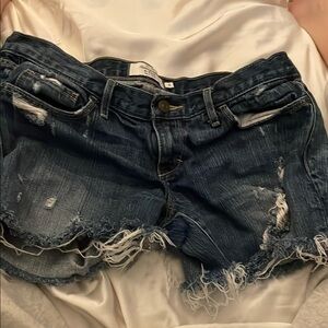 Abercrombie & Fitch Distressed Denim Shorts